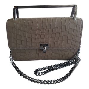 Botkier New York Lennox Small Croc-Embossed Leather Crossbody.